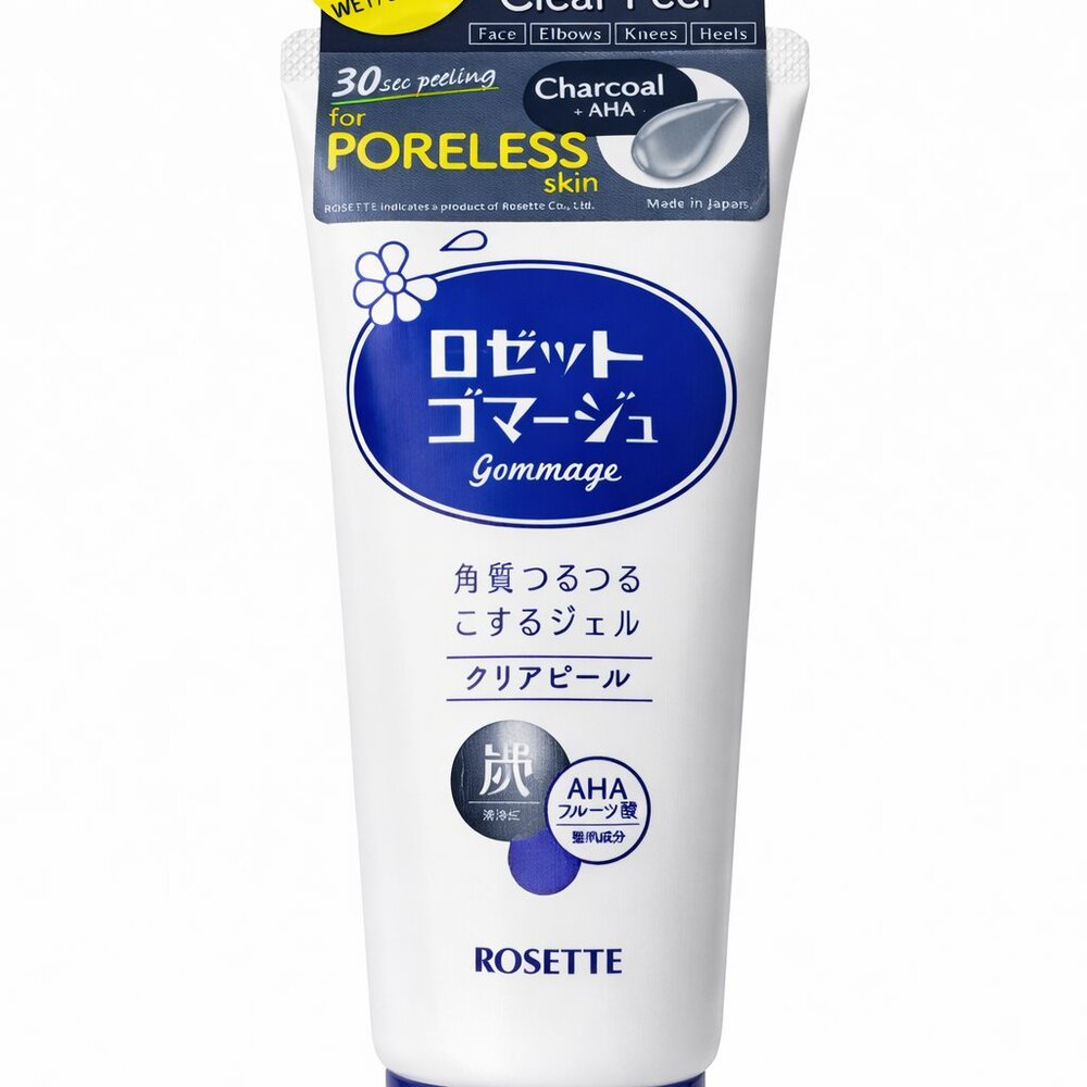 Rosette Gommage Clear Peel Charcoal + AHA Exfoliating Gel – Japanese Face Peelin